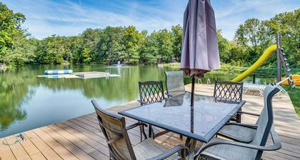 Lake Escape w/ Hot Tub & Docks in Hope!