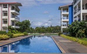 1 bedroom - Luxe 1bhk w Pool Sauna 1km to the Beach (Calangute)