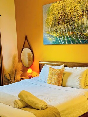 Villa, balcon, vue lac