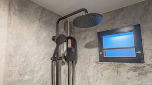 Studio – standard, balkong, byutsikt | Bad