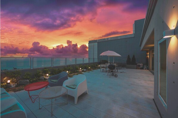 Villa, Ocean View, Beachside | Terrace/patio