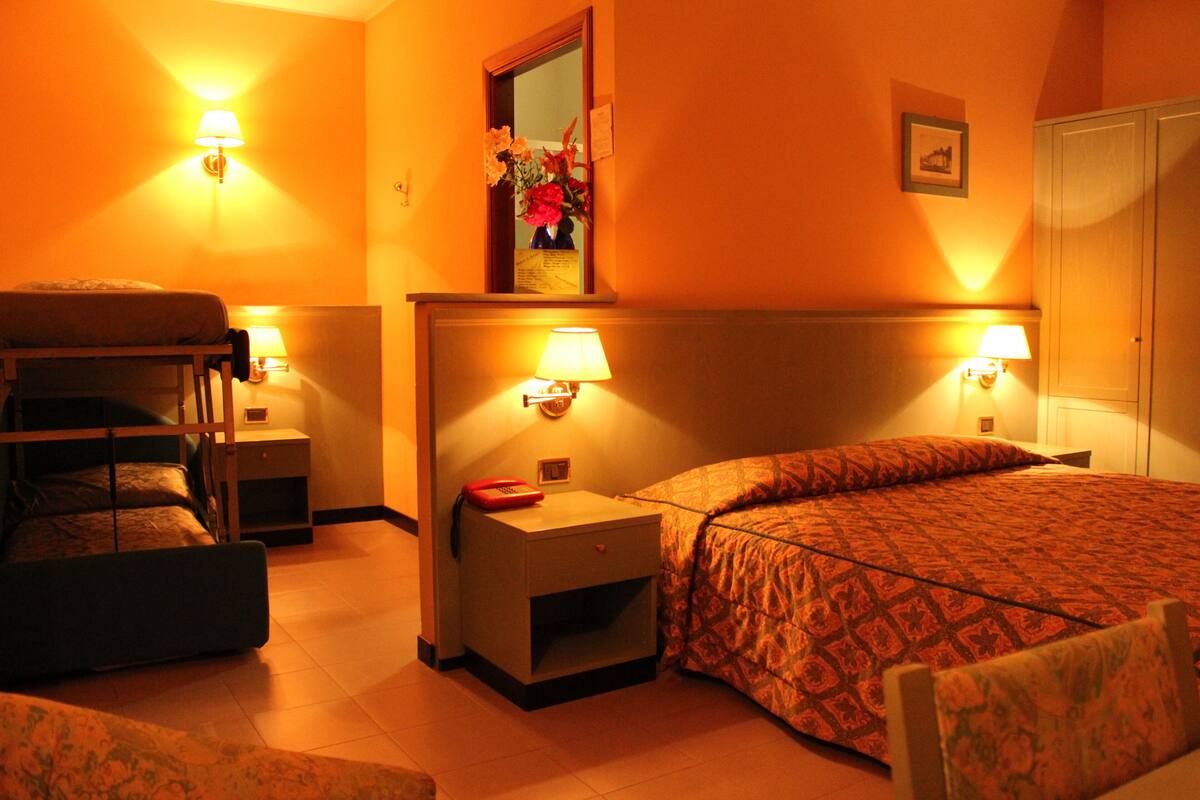 Family Quadruple Room, Balcony, Garden View | Desk, laptop workspace, WiFi (free)