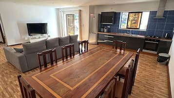 Basic Double or Twin Room, Pool View | Private kitchen