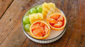 Daily cooked-to-order breakfast for a fee