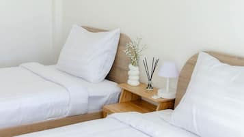 Habitación Deluxe con 2 camas individuales, vistas al jardín | Internet por cable gratuito