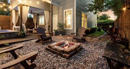 Downtown Private Oasis Stay | Fire Pit & Hot Tub