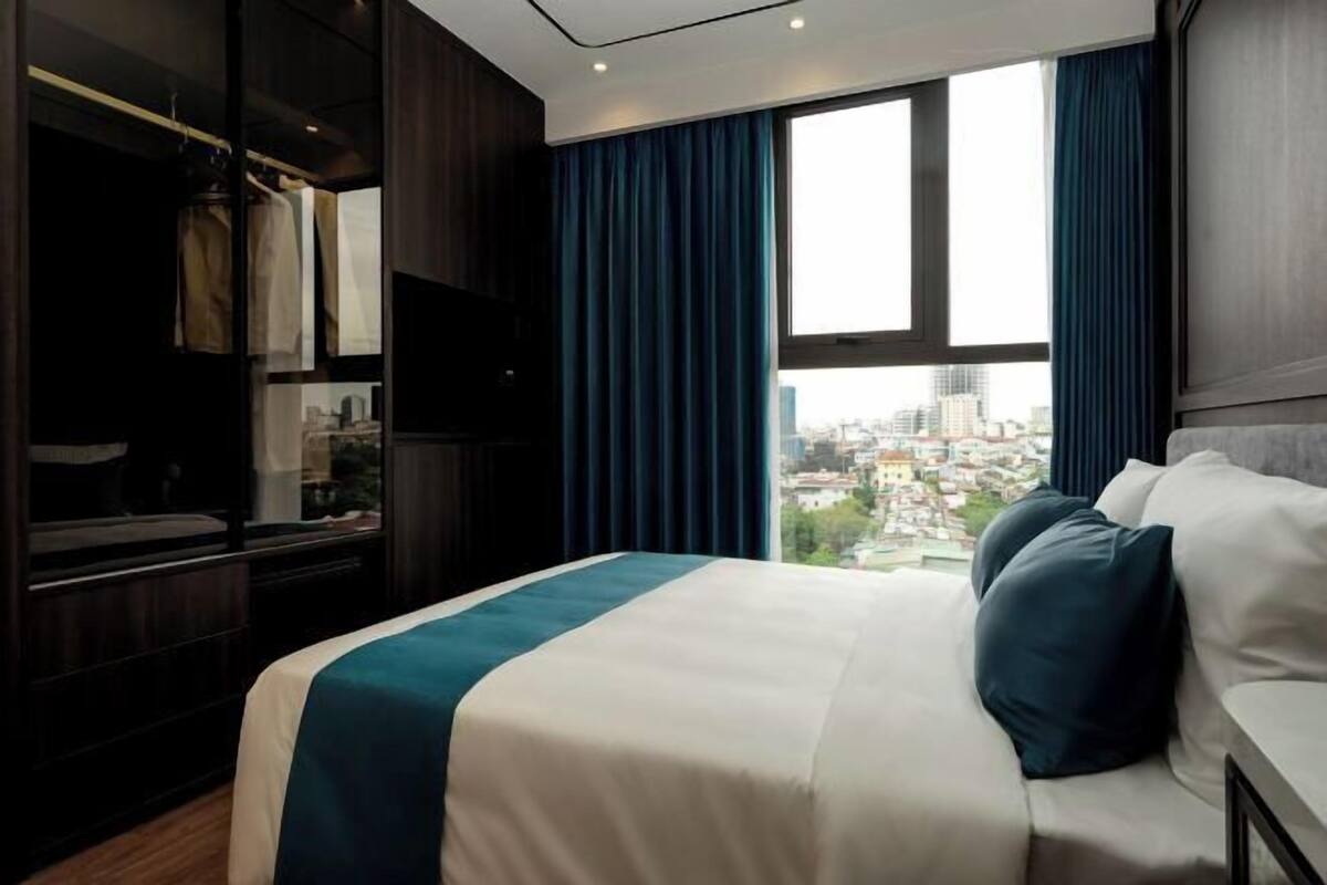 2 slaapkamers, een kluis op de kamer, geluiddichte muren