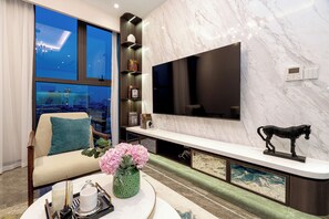 Living area - The Gloria Serviced Apartment by Silk Path (Hanoi)
