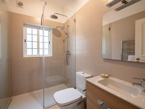 Hair dryer, towels