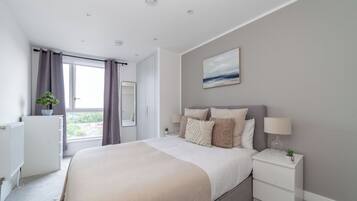 Huoneisto, parveke | 2 makuuhuonetta, silitysrauta/-lauta, vauvansängyt, ilmainen Wi-Fi