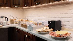 Kontinental frokost er inkludert hver dag