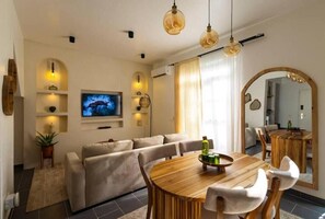 Deluxe Apartment, 2 Bedrooms | Living area - Nafsi Nomad (Paje)