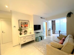 Living area - Marema Apartment (Cannes)