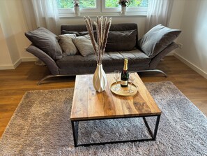 Smart TV, books - Beautiful apartment on the edge of the Teutoburg Forest, 100 sqm, large roof terrace (Schlangen)
