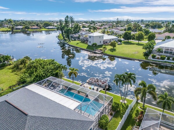 Una piscina climatizada