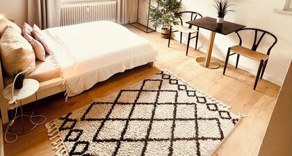 Stylish apartment at Homburg University Hospital, all inclusive
