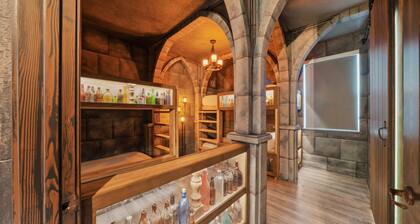 Arcades, Bocce, Haunted Mansion Theater, Cabana, Enchanted Forest: Great Escape