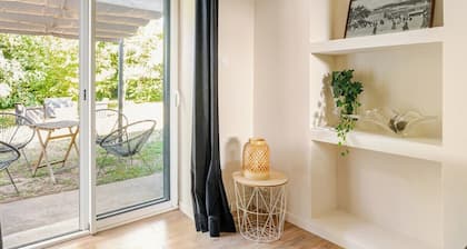 Charmante maison avec jardin à proximité de Lyon, aéroport et Eurexpo