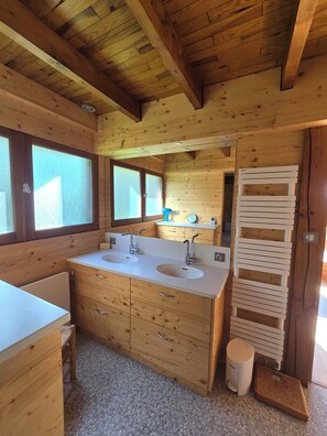 Dusche, Haartrockner, Toilettenpapier
