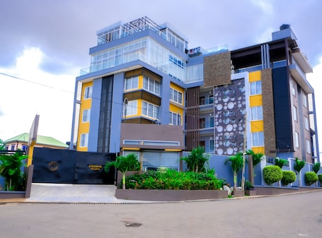 Front of property. Steaman Heights Apartments