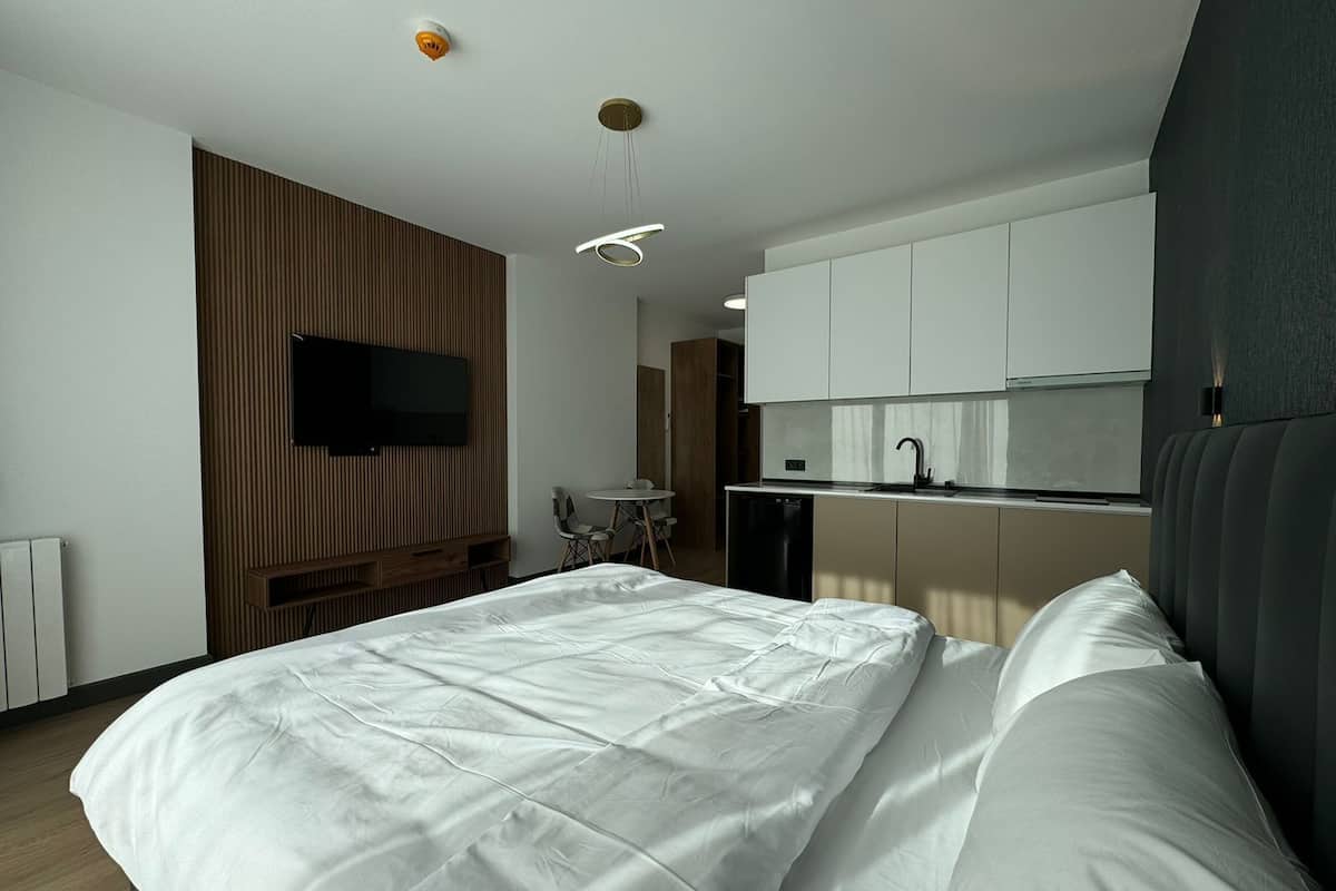 Design Studio | Laptop workspace, free WiFi, bed sheets