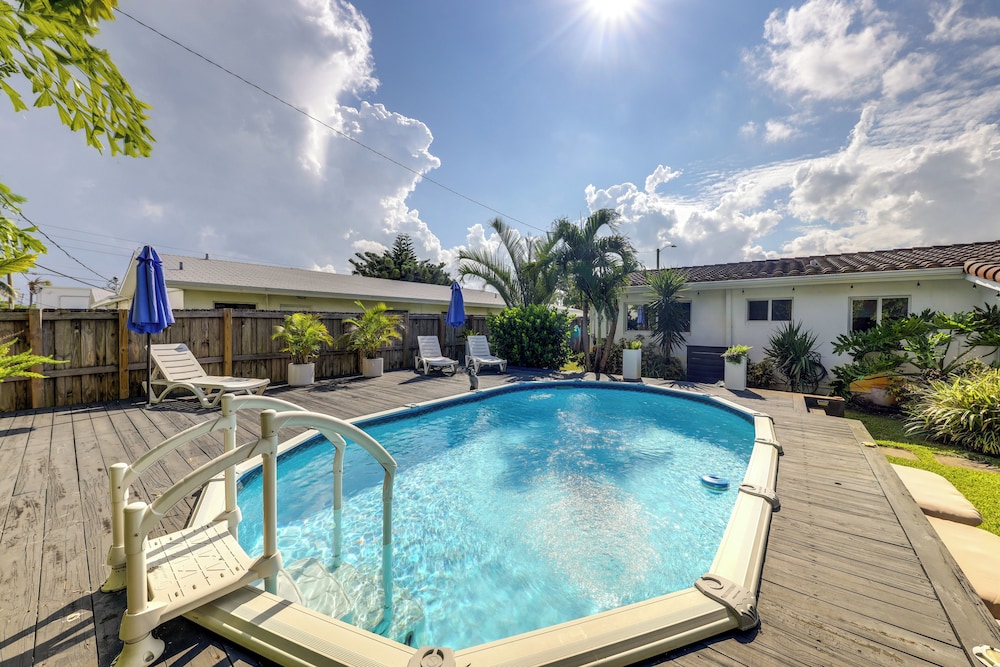 4 Mi To The Beach: Pet-friendly Oakland Park Home - Karibik