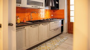 Basic-Apartment, Meerblick | Eigene Küche