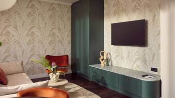 Apartment | Living area | 22-inch Smart TV with digital channels