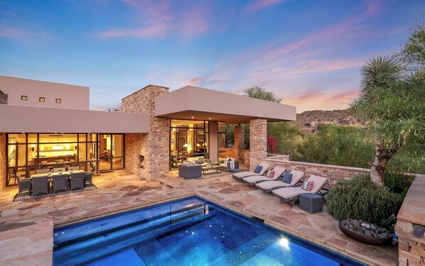 A heated pool - Above Scottsdale Desert Oasis | Troon North | Pool/Spa | Billiards | Luxury (Scottsdale)
