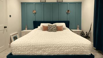 3 soverom, skrivebord, strykejern/-brett og wi-fi