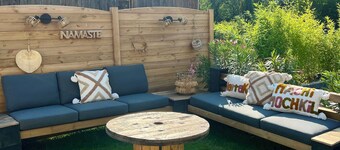 Maison Calme Plein Sud Jardin-Piscine vue Mont Blanc