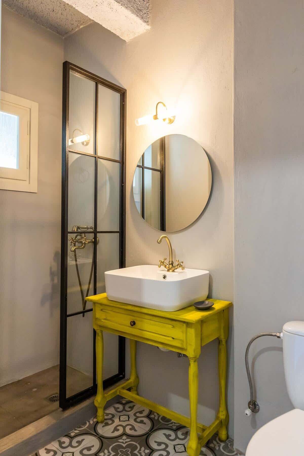 Een douche, een haardroger