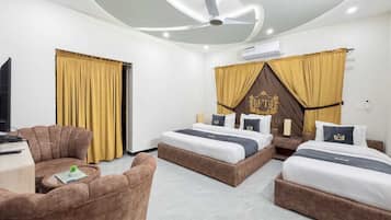 Premium bedding, pillow-top beds, in-room safe, individually furnished