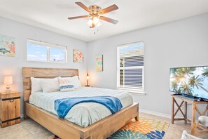 3 soverom, strykejern/-brett, wi-fi og sengetøy