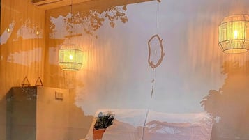 1 habitación y ropa de cama