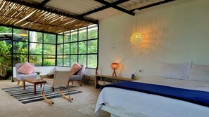 1 bedroom, WiFi, bed sheets - Alban, Longo Mai - Cabaña Fuego - Via Namay Alto (Alban)