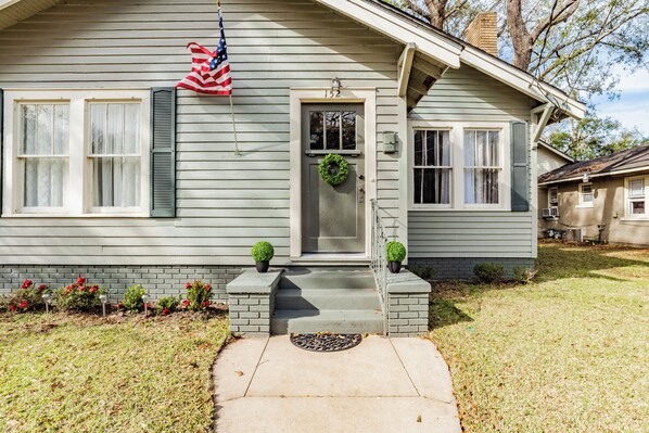 Façade de l’hébergement