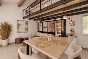 Design Loft, Garden View | Private kitchen | Espresso maker, coffee/tea maker, electric kettle - Le 522 - Jacuzzi (Ventabren)