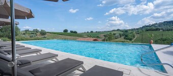 Ciliegino Apartment Pool Landscape View Montaione Toscana