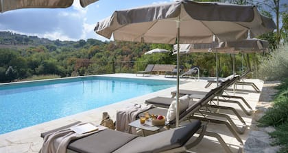 Ciliegino Apartment Pool Landscape View Montaione Toscana