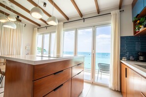 Fridge, microwave, coffee/tea maker, cookware/dishes/utensils - Del Mare At Buye Beach Rooftop (Pedernales)