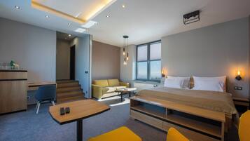 Panoramic Room, Balcony, Mountainside | In-room safe, desk, laptop workspace, blackout curtains