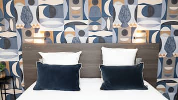 Chambre Double, 1 lit double | Bureau, espace de travail pour ordinateur portable, Wi-Fi gratuit