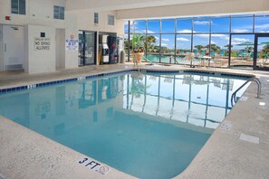 Indoor pool, a heated pool