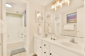 Hair dryer, towels