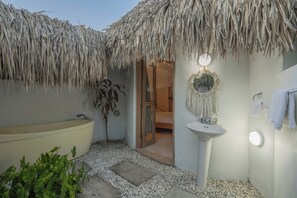 Towels, soap, toilet paper