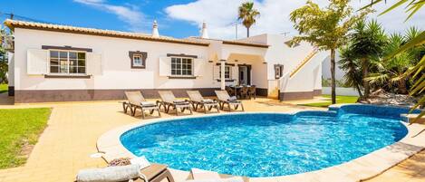 Una piscina riscaldata