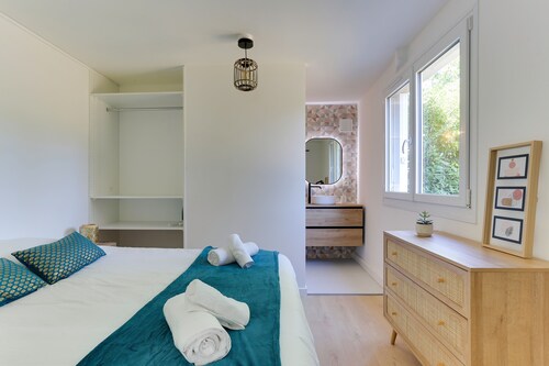 Merlin - charmant apt avec jardin