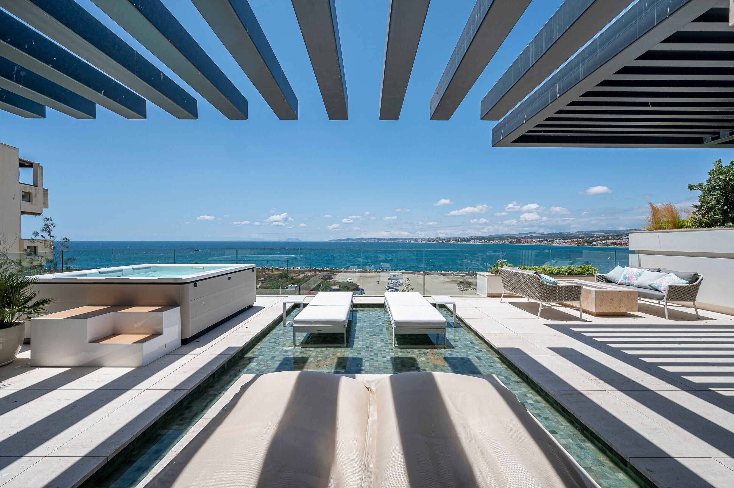 Indoor pool, a heated pool