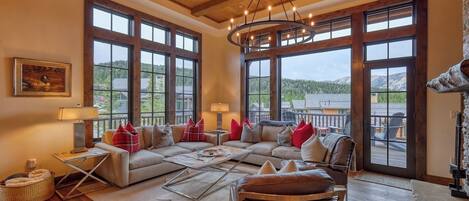 Televisor, llar de foc i llibres